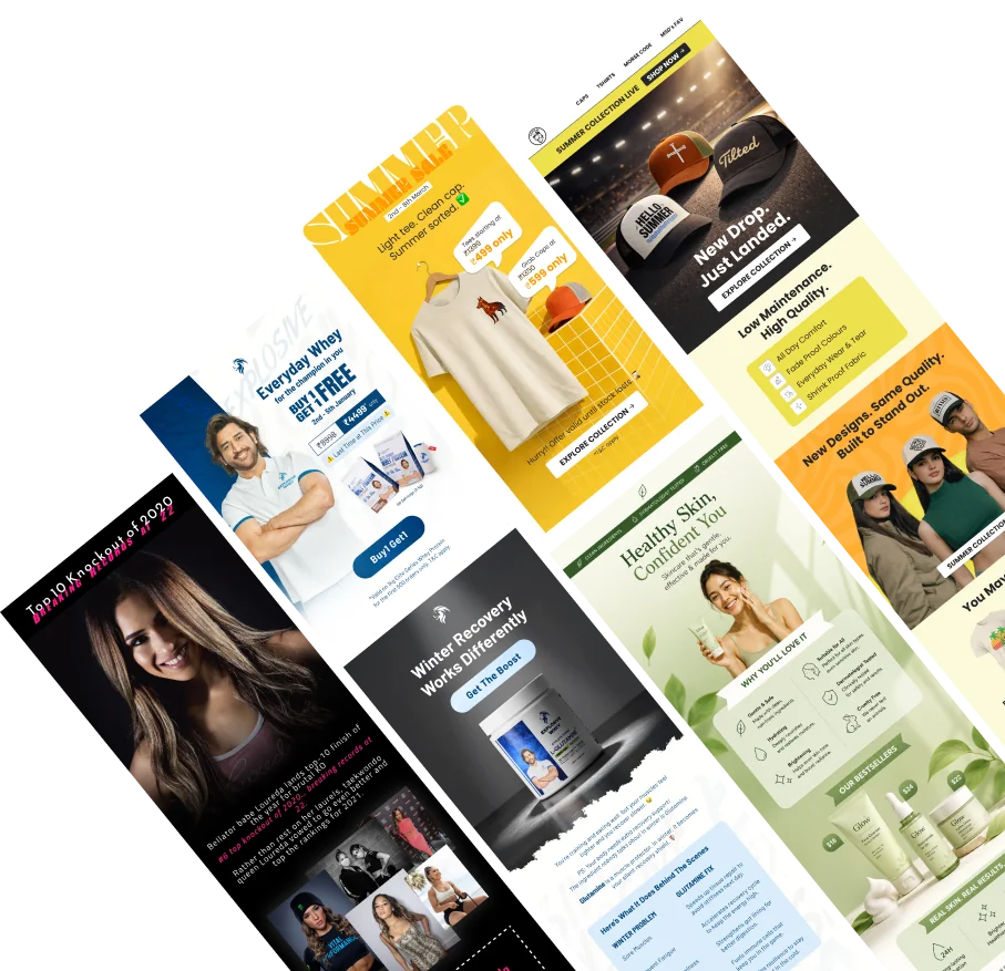 Shopify, Klaviyo and Meta dashboards from Sorted client accounts